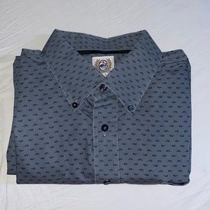 Men’s Cinch Armadillo Western Animal Geometric Print Button Down Long Sleeve XL